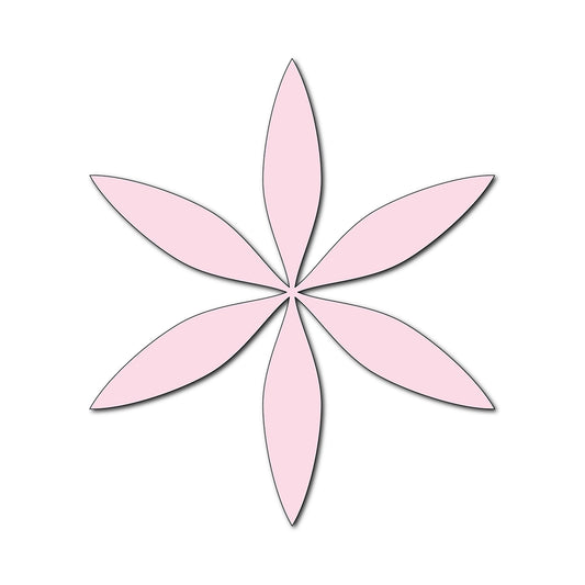 Paper Flower-Making SVG Template | Flower Center - Shape 30