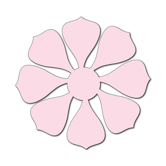 Paper Flower-Making SVG Template | Flower Center - Shape 35