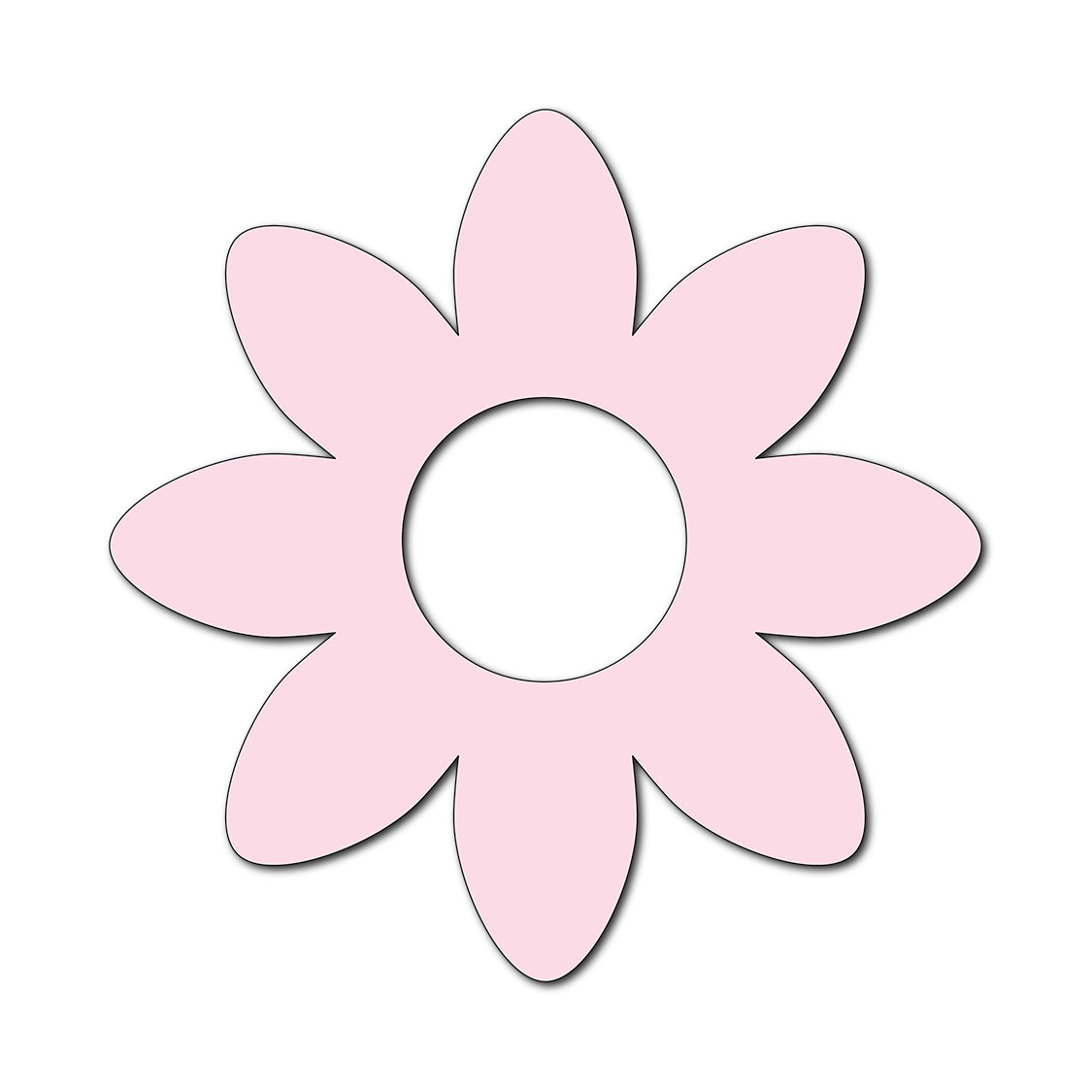 Paper Flower-Making SVG Template | Flower Center - Shape 37
