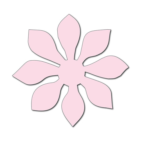 Paper Flower-Making SVG Template | Flower Center - Shape 40