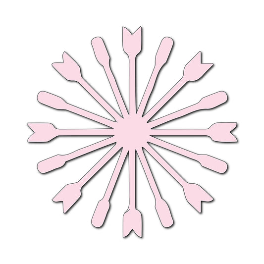 Paper Flower-Making SVG Template | Flower Center - Shape 42