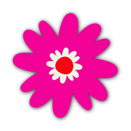 Paper Flower-Making SVG Template | Flower Center - Shape 45