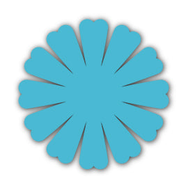 Paper Flower-Making SVG Template | Flower Center - Shape 48