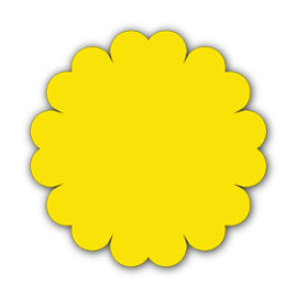 Paper Flower-Making SVG Template | Flower Center - Shape 54