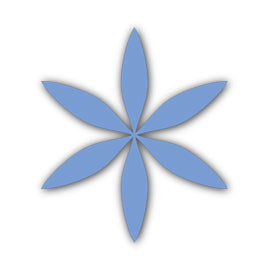 Paper Flower-Making SVG Template | Flower Center - Shape 58