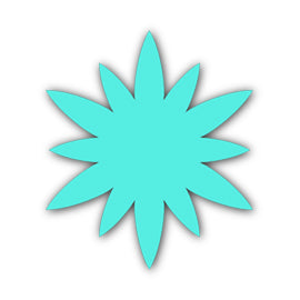 Paper Flower-Making SVG Template | Flower Center - Shape 59