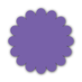 Paper Flower-Making SVG Template | Flower Center - Shape 68