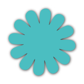 Paper Flower-Making SVG Template | Flower Center - Shape 79