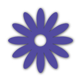 Paper Flower-Making SVG Template | Flower Center - Shape 82
