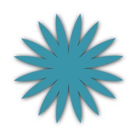 Paper Flower-Making SVG Template | Flower Center - Shape 83