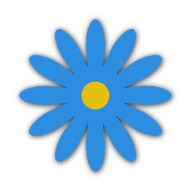 Paper Flower-Making SVG Template | Flower Center - Shape 97
