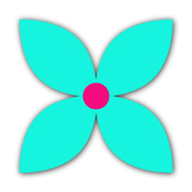 Paper Flower-Making SVG Template | Flower Center - Shape 99