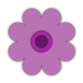 Paper Flower-Making SVG Template | Flower Center - Shape 101