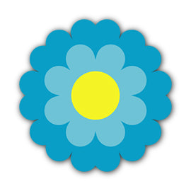 Paper Flower-Making SVG Template | Flower Center - Shape 102