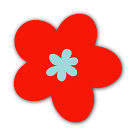 Paper Flower-Making SVG Template | Flower Center - Shape 103