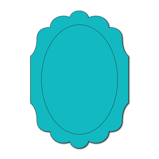 Modern Frame Style Wedding Stationery | SVG Template - Shape 1