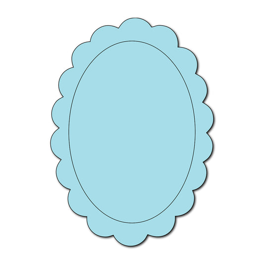 Modern Frame Style Wedding Stationery | SVG Template - Shape 4