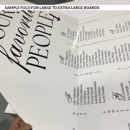 Signature Shape Custom Wedding Signage - Shape 35