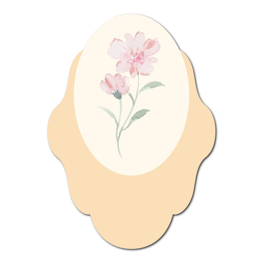 Fun and Floral Layered Favor Tags | SVG PNG Template - Shape 3