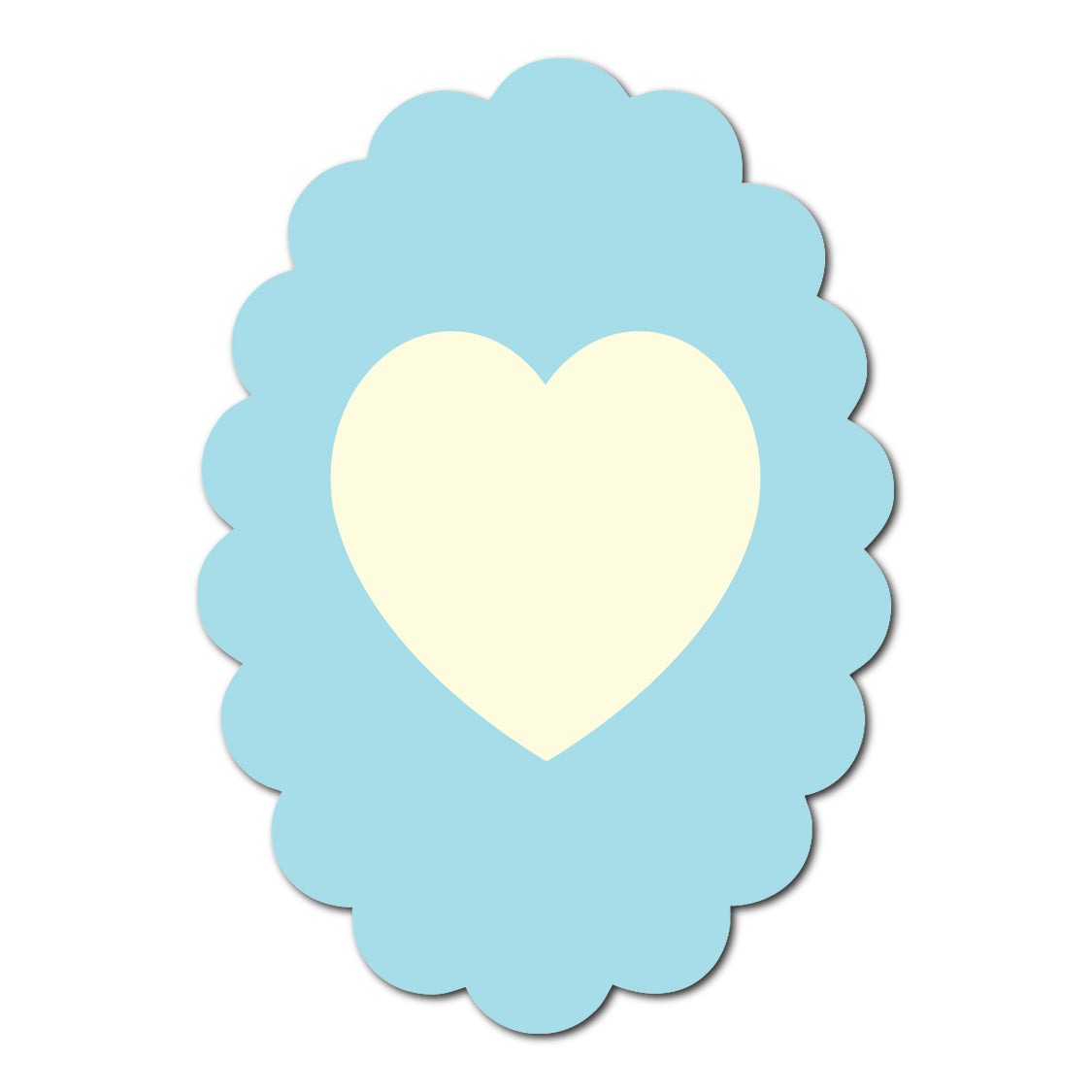 Fun Peek-a-Boo Card | SVG PNG Template - Shape 15