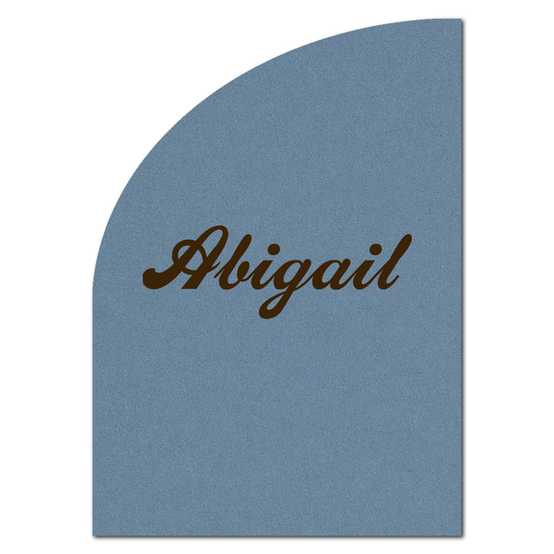 Individually Personalized Wedding Prints on Diecut Cardstock - Half Arch Shape