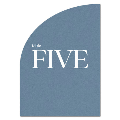 Individually Personalized Wedding Prints on Diecut Cardstock - Half Arch Shape