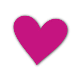 Heart Shape SVG PNG Template - Shape 10