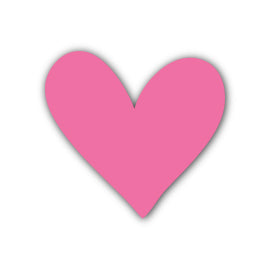 Heart Shape SVG PNG Template - Shape 12