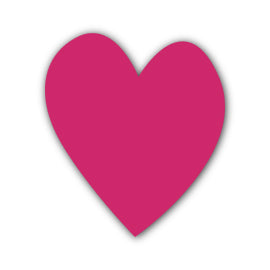 Heart Shape SVG PNG Template - Shape 13