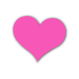 Heart Shape SVG PNG Template - Shape 18