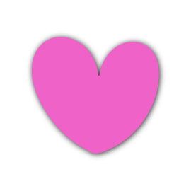 Heart Shape SVG PNG Template - Shape 1