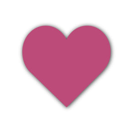 Heart Shape SVG PNG Template - Shape 23