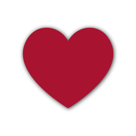 Heart Shape SVG PNG Template - Shape 26