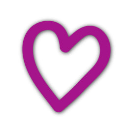 Heart Shape SVG PNG Template - Shape 27
