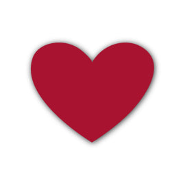 Heart Shape SVG PNG Template - Shape 28