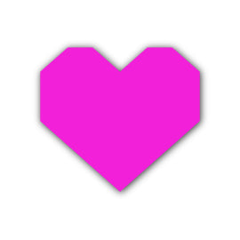 Heart Shape SVG PNG Template - Shape 29