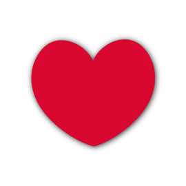 Heart Shape SVG PNG Template - Shape 30