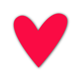 Heart Shape SVG PNG Template - Shape 33