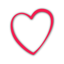Heart Shape SVG PNG Template - Shape 34