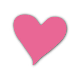 Heart Shape SVG PNG Template - Shape 41