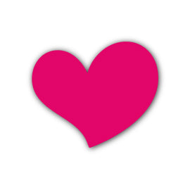 Heart Shape SVG PNG Template - Shape 42