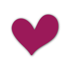 Heart Shape SVG PNG Template - Shape 43