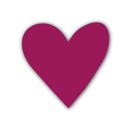 Heart Shape SVG PNG Template - Shape 44