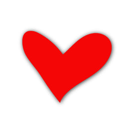 Heart Shape SVG PNG Template - Shape 47