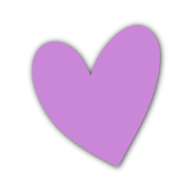 Heart Shape SVG PNG Template - Shape 4
