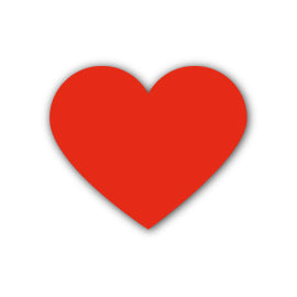 Heart Shape SVG PNG Template - Shape 52