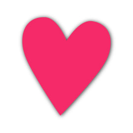 Heart Shape SVG PNG Template - Shape 53