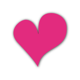Heart Shape SVG PNG Template - Shape 55