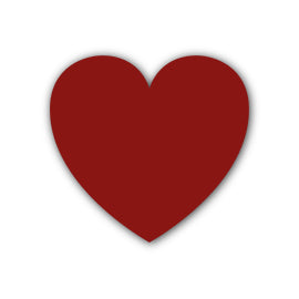 Heart Shape SVG PNG Template - Shape 56