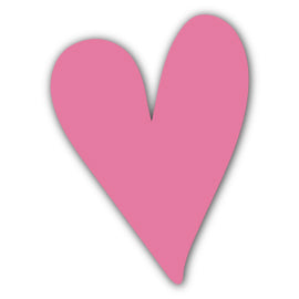 Heart Shape SVG PNG Template - Shape 57